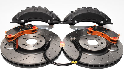 BREMBO Kit de frein avant 6 pistons 375x36mm disques de frein percés DBA Xtreme plaquettes de frein VAG