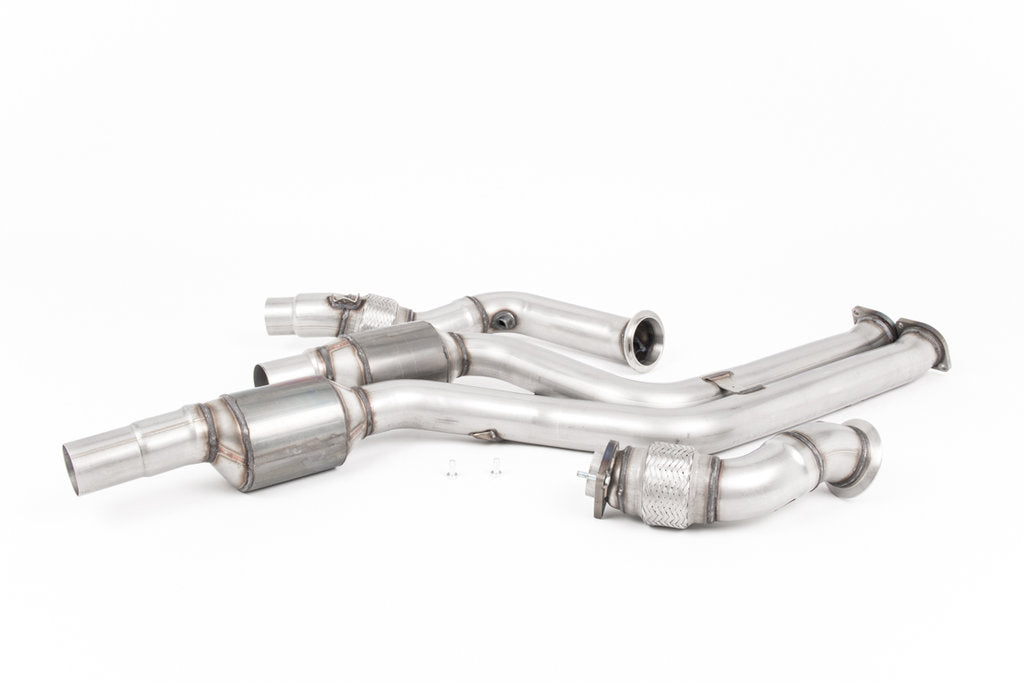 Milltek Sport Large Bore Downpipes Hi-Flow Sports Cats BMW 2 Series (F87) M2 Competition