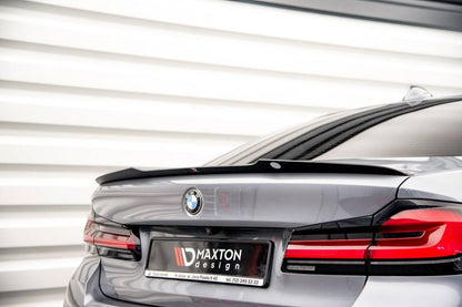 Maxton Design Capuchon De Spoiler BMW 5 G30 Facelift M-Pack - Noir Brillant