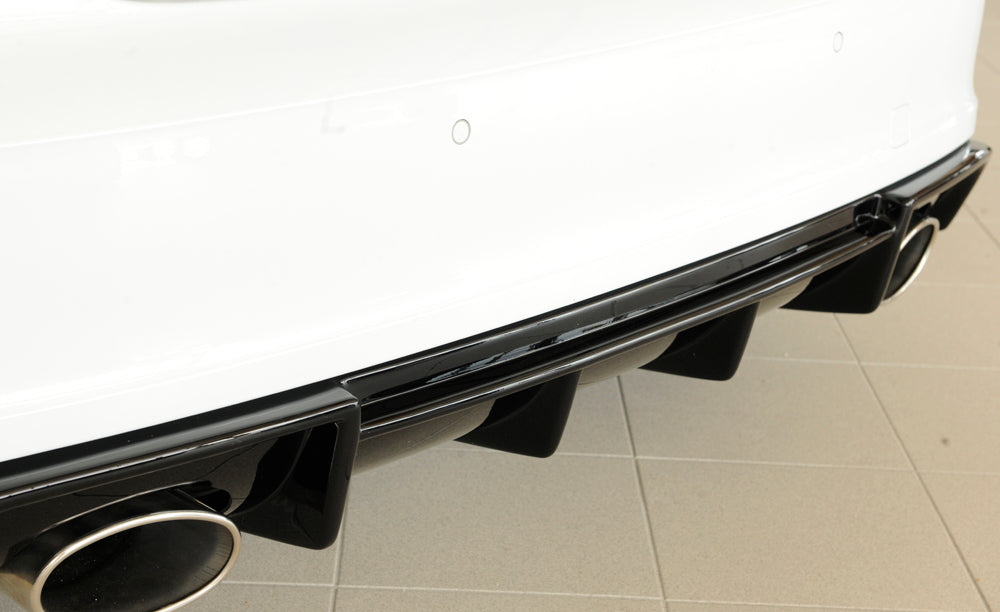 Insert de diffuseur arrière Rieger (look RS3) pour Audi A3/S3 8V Sportback