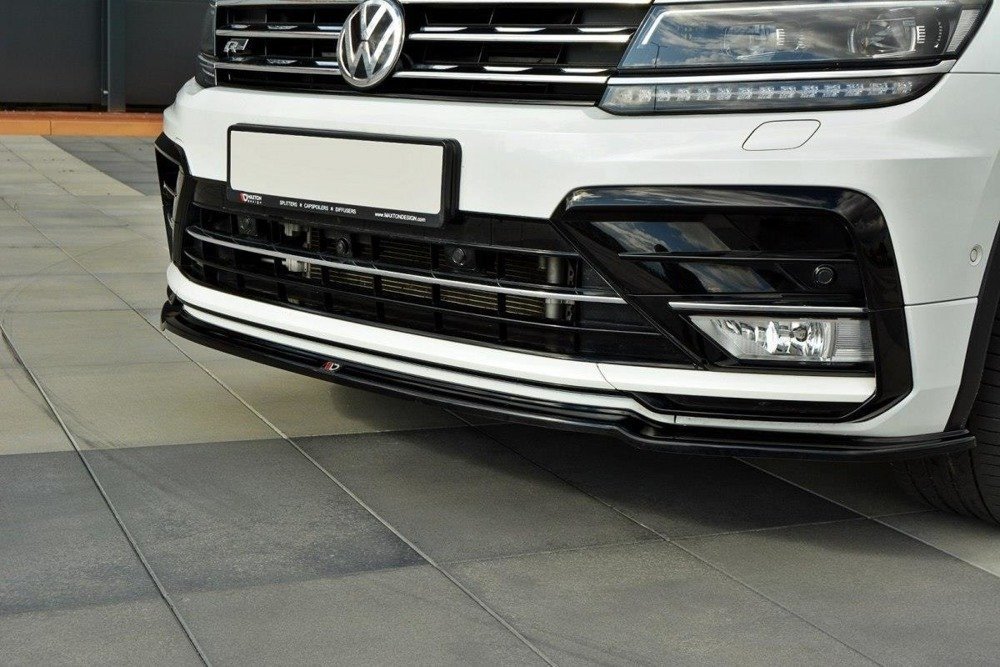 Maxton Design Front Splitter VW Tiguan R-Line - Gloss Black