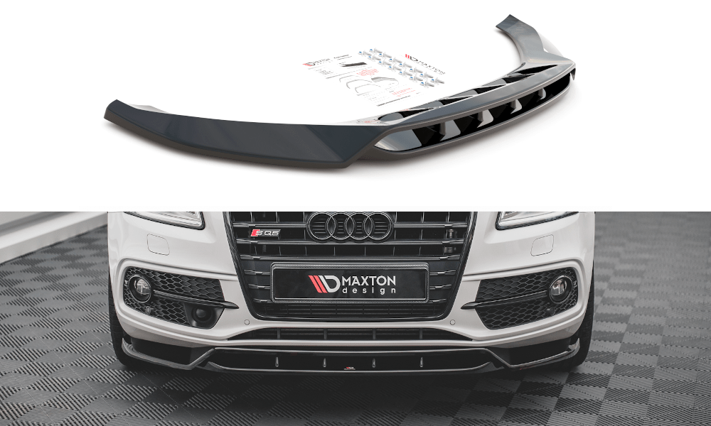 Maxton Design Front Splitter Audi SQ5 MK1 (8R) - Gloss Black