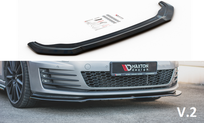 Maxton Design Répartiteur Avant VW Golf MK7 GTI - Noir Brillant