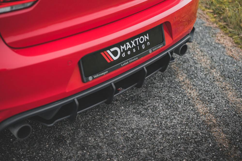 Diffuseur arrière Maxton Design Racing Durabilité VW Golf MK6 GTI