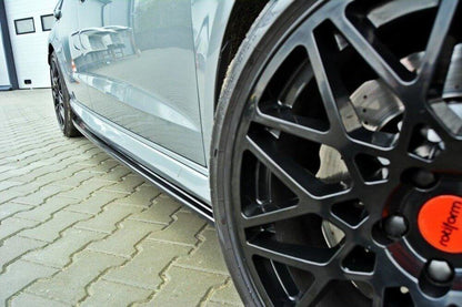 Maxton Design Side Skirts Diffusers Audi RS3 8V Sportback - Gloss Black
