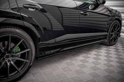 Maxton Design Jupes Latérales Diffuseurs Lamborghini Urus MK1 - Noir Brillant